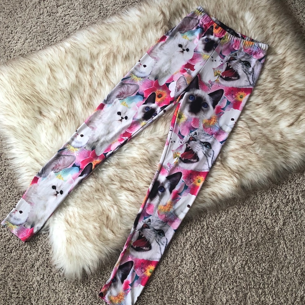 Cat print Leggings - Picture 2 of 5